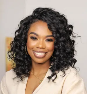 Ocean Wave Crochet Hair Deep Wave Crochet Hair Water Wave Crochet Hair For Black Women Synthetic Crochet Braiding Hair Extensions 8 Packs (9 Inch 1#)