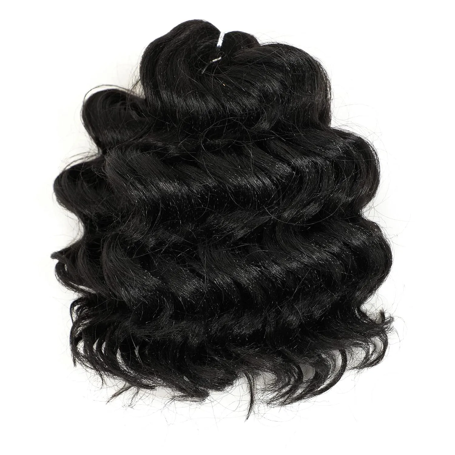 Ocean Wave Crochet Hair Deep Wave Crochet Hair Water Wave Crochet Hair For Black Women Synthetic Crochet Braiding Hair Extensions 8 Packs (9 Inch 1#)