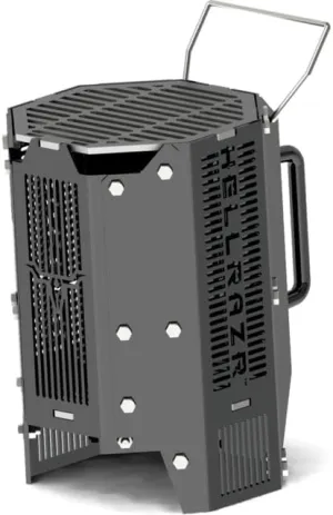 OPMOD HellRazr INCINERATOR Chimney Starter and Portable Grill, Black, INCIN-U-CG-2