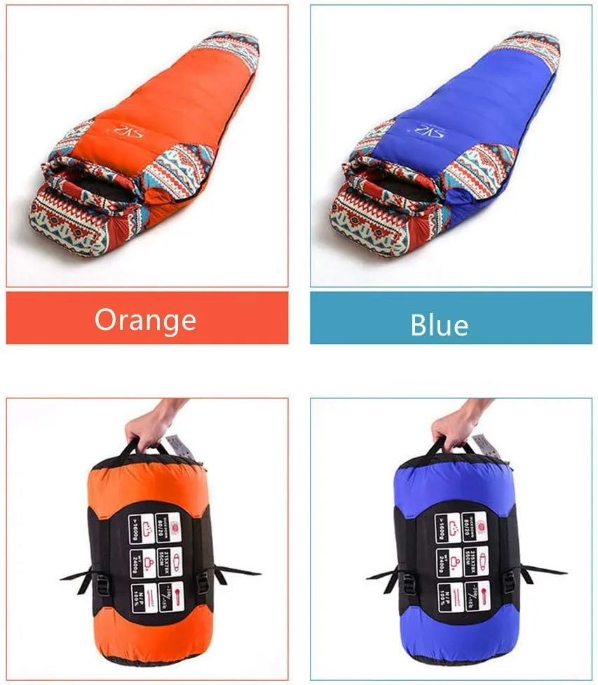 Outdoor Camping Keep Warm White Duck Down Sleeping Bag