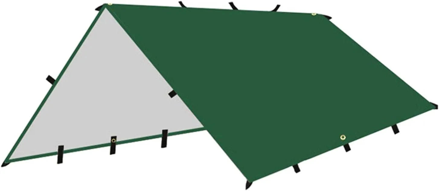 Outdoor Campings Travelings Awnings Waterproofs Tarps Backpacking Tarps Shelters Rain Tarps for Campings, Hikings and Su