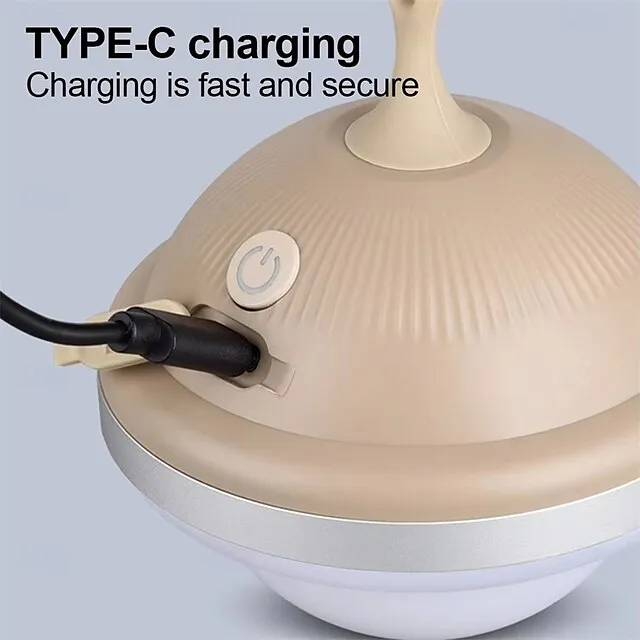 Outdoor LED Camping Light, USB Rechargeable Waterproof Night Lantern, 3 Adjustable Color Temperatures, Portable Tent Light 1pc
