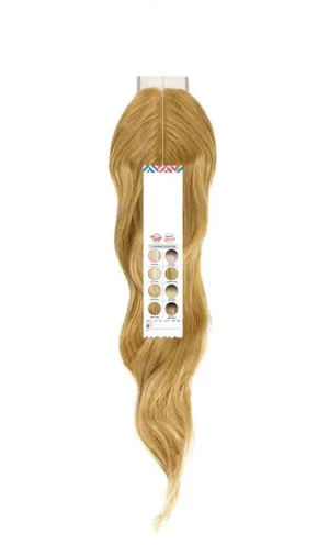 Outre Batik Colorbomb Lace Part Closure Long Length Wavy Style Synthetic Hair Pieces - 2X5 CLOSURE-LOOSE WAVE (Butter-Blonde)