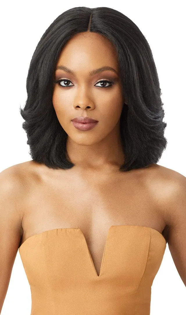 Outre Neesha Soft & Natural Synthetic Swiss Lace Front Wig NEESHA 206 (DRFFHNBRN)