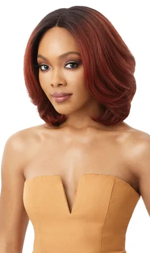 Outre Neesha Soft & Natural Synthetic Swiss Lace Front Wig NEESHA 206 (DRFFHNBRN)