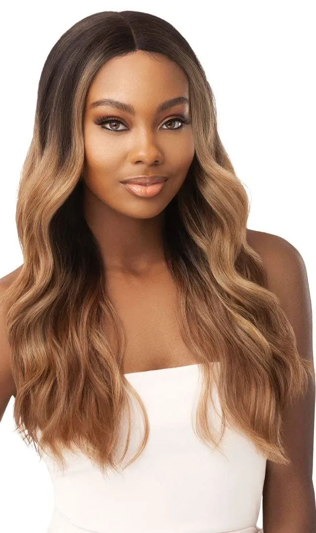 Outre Synthetic I-Part Swiss Lace Front Wig STEVIE (DR2/AUB)