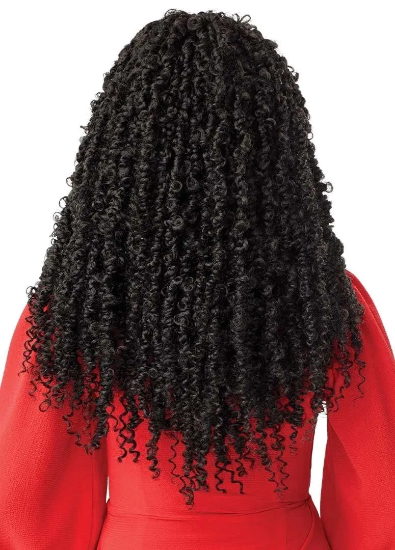 Outre Synthetic Twisted Up 4X4 HD Braid Lace Wig - BUTTERFLY PASSION TWIST 26 (Color:2T1B/30)