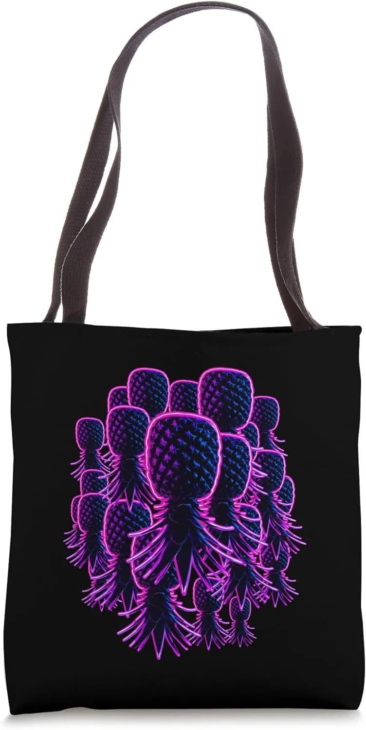 Party Mode Upside Down Pineapple Swinger Vanilla Swapping Tote Bag