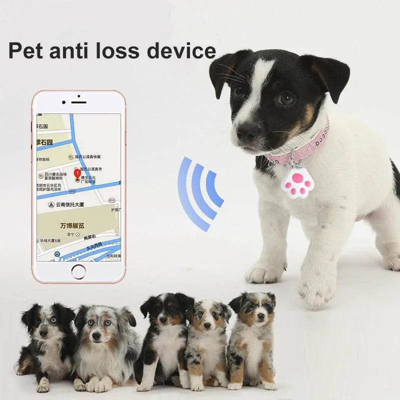 Pet Anti-Lost GPS Tracker Bluetooth-compatible Smart Wearable Waterproof Locator Real-time Tracking Dog Cat Collar Find Device