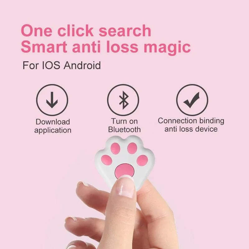 Pet Anti-Lost GPS Tracker Bluetooth-compatible Smart Wearable Waterproof Locator Real-time Tracking Dog Cat Collar Find Device