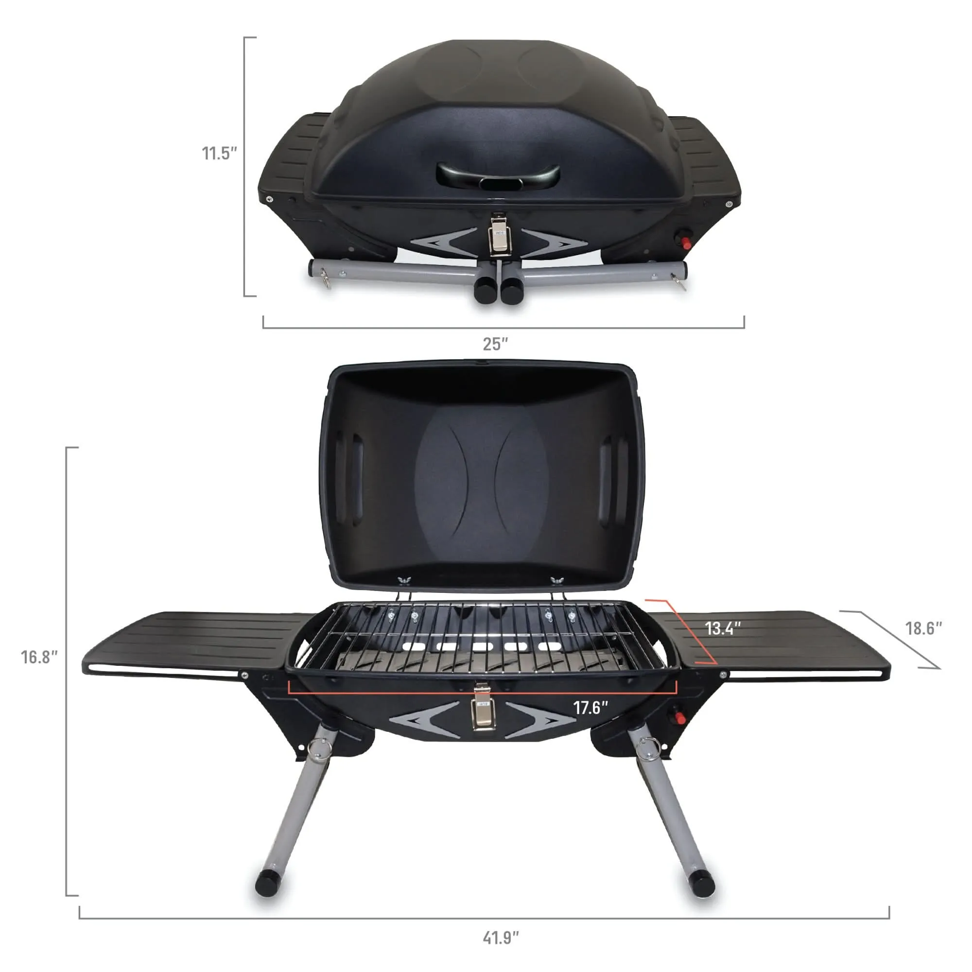 Picnic Time Portagrillo Portable Propane BBQ Grill