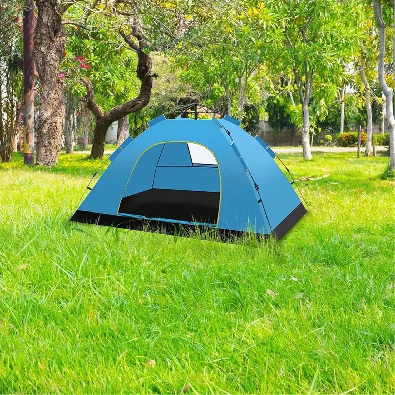 Pop Up Tents Pop Up Tent 1 2 Person Camping Tent Easy Instant Setup Protable Backpacking Sun Shelter for Travelling Hiking Field Camping Adult Pop Up Tent(Blue)