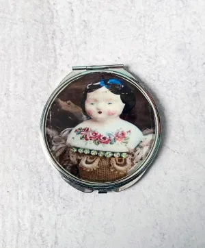 Porcelain Doll Compact Mirror