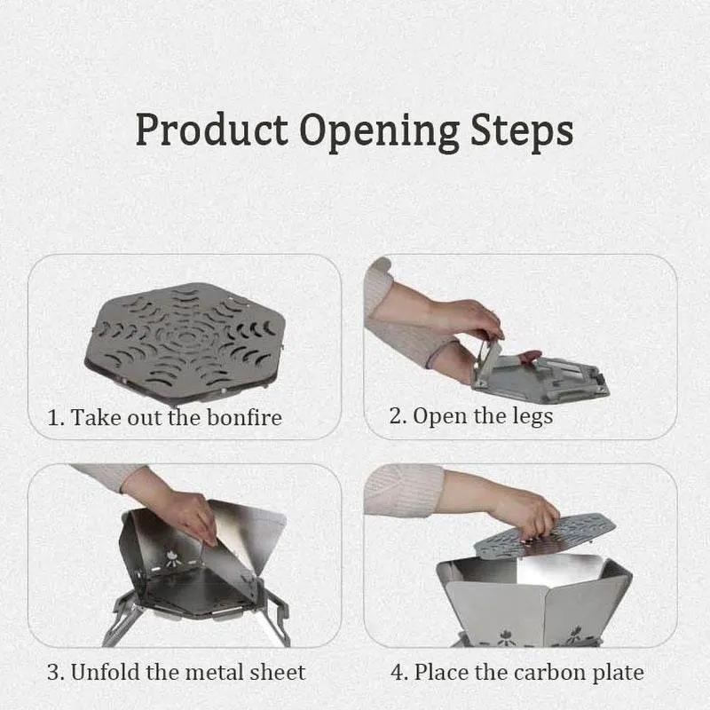 Portable Camping BBQ Grill - Adventure-Ready Outdoor Grill