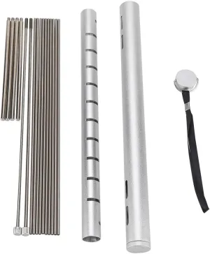 Portable Camping Grill Stainless Steel Folding BBQ Tube Outdoor Backpackers