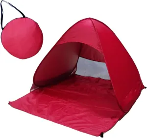 Portable Camping Tent Outdoor Automatic Quick Open Tent 2-3 Persons Beach Tent for Sun Shelter Travel Outdoor Hiking
