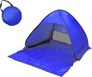 Portable Camping Tent Outdoor Automatic Quick Open Tent 2-3 Persons Beach Tent for Sun Shelter Travel Outdoor Hiking