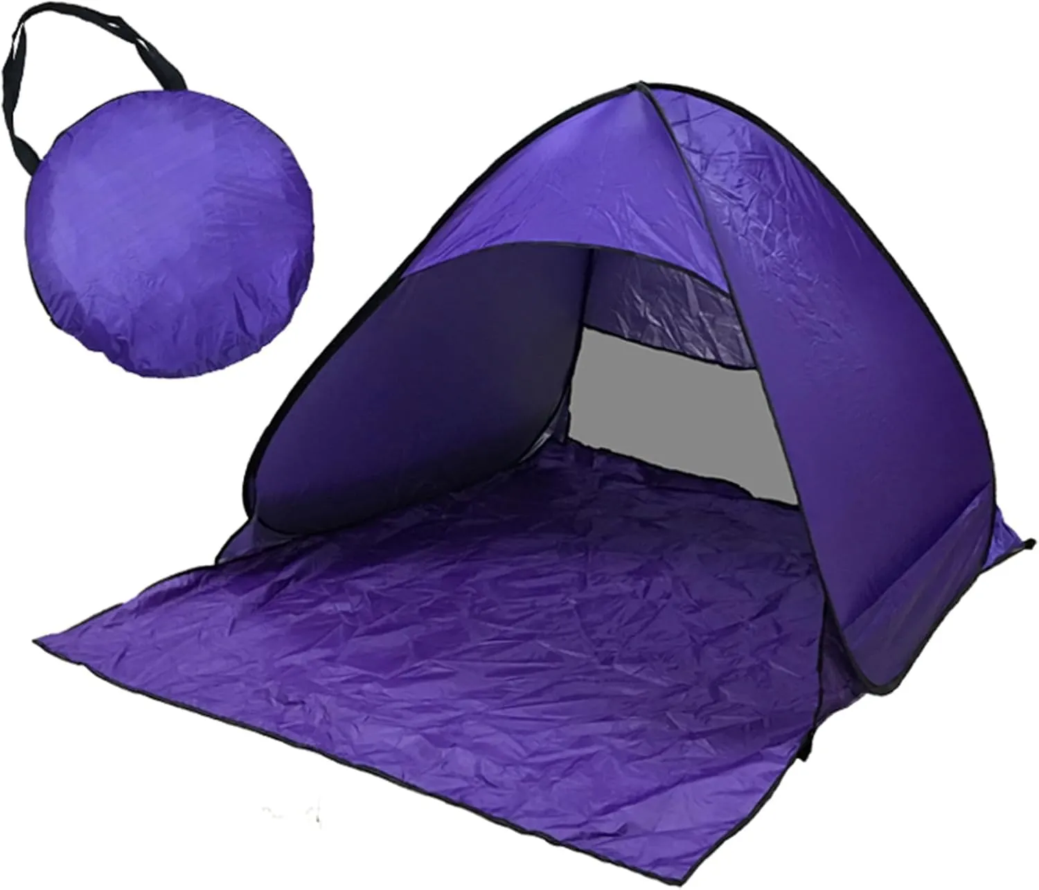 Portable Camping Tent Outdoor Automatic Quick Open Tent 2-3 Persons Beach Tent for Sun Shelter Travel Outdoor Hiking