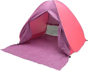 Portable Camping Tent Outdoor Automatic Quick Open Tent 2-3 Persons Beach Tent for Sun Shelter, Travel, Outdoor Hiking
