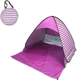 Portable Camping Tent Outdoor Automatic Quick Open Tent 2-3 Persons Beach Tent for Sun Shelter Travel Outdoor Hiking