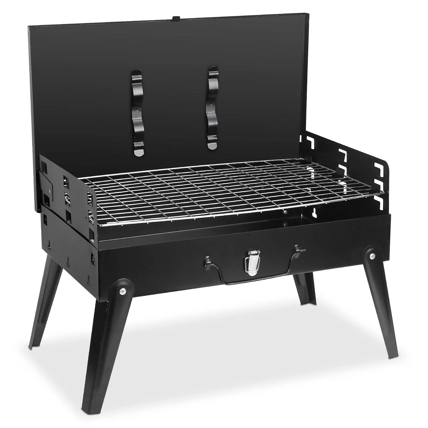 Portable Charcoal Grill 16.7x10x17.7in