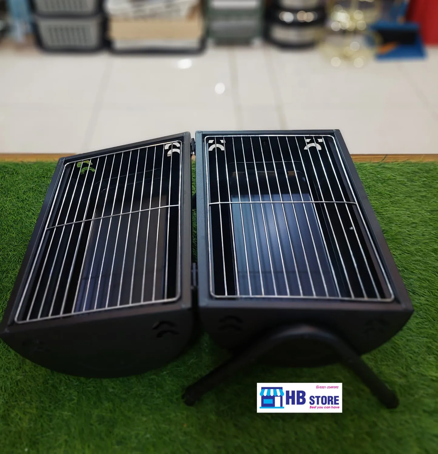 Portable Charcoal Grill & Smoker BBQ Stove