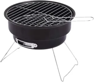 Portable Folding BBQ Grill, Stainless Steel Charcoal for Camping, Picnic, Outdoor Barbecue, Easy Setup, Lightweight & Compact