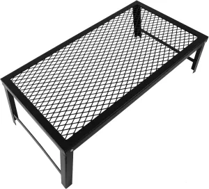 Portable Folding Camping Grill with 44lbs Capacity, Lightweight Foldable Grill Rack for Outdoor BBQ, Picnics, and Travel