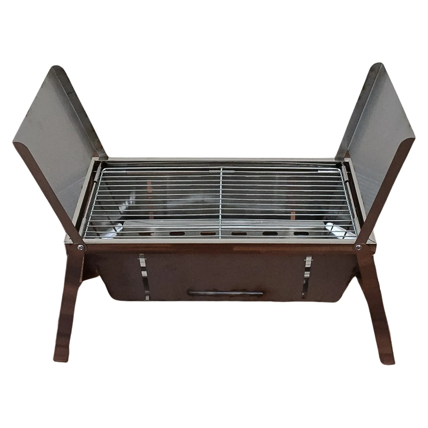 Portable GM) 2207 Set / Steel Grill Summer special BBQ : Net Folding Charcoal Barbecue / (1 Versatile product line Grill Weight Stainless