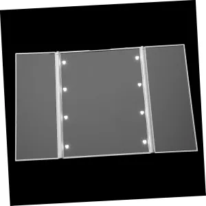 Portable LED Lighted Makeup Mirror Brightness Compact Design for Home Use and Travel for Students and Makeup Enthusiasts High Definition Clarity