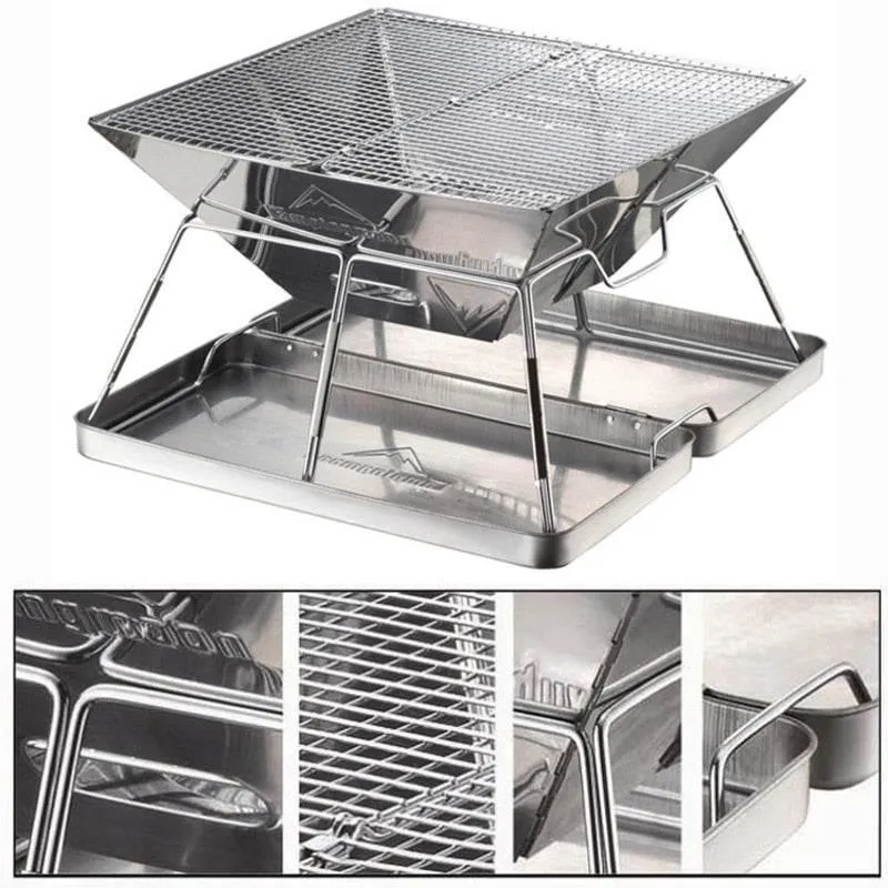 Portable Mini Grill - Foldable Travel BBQ