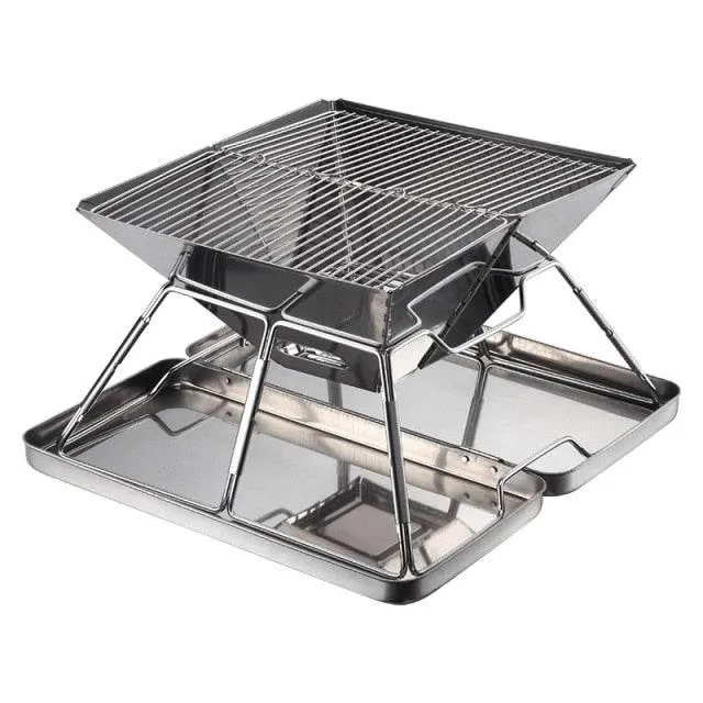 Portable Mini Grill - Foldable Travel BBQ