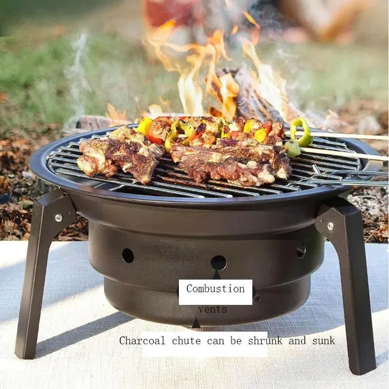 Portable Non-Stick Camping Grill - Elite Adventure Cooker