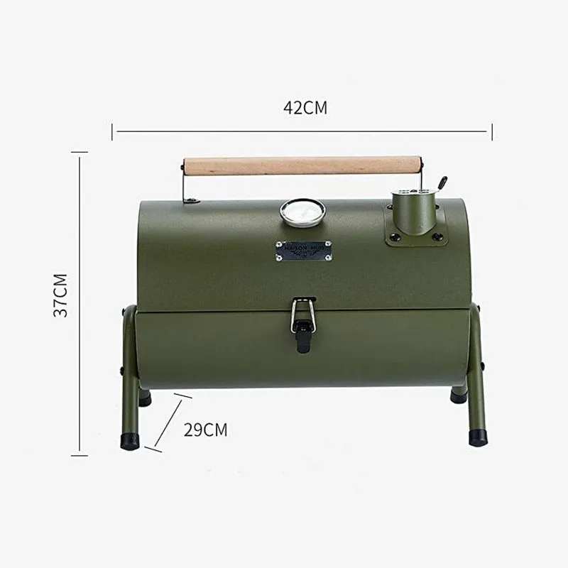 Portable Outdoor BBQ Grill - Camping, Picnic & Patio Barbecue Stove for 3-5 People