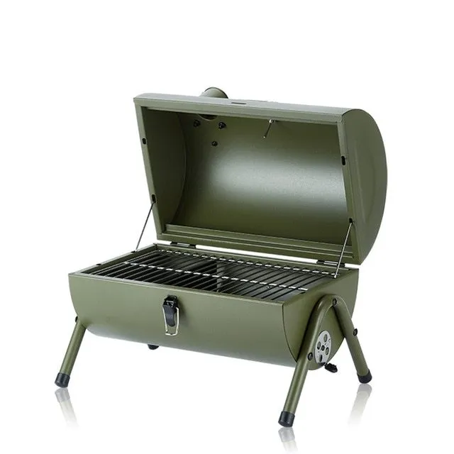 Portable Outdoor BBQ Grill - Camping, Picnic & Patio Barbecue Stove for 3-5 People