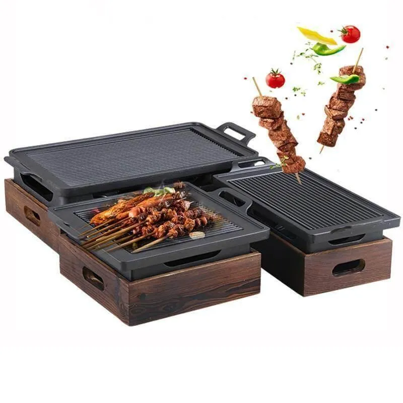 Portable Smokeless BBQ Grill - Non-Stick Japanese Style Grill