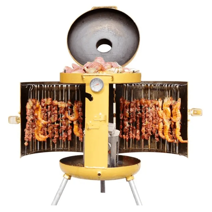 Portable Smokeless Camping Grill - Outdoor Cooking Solution