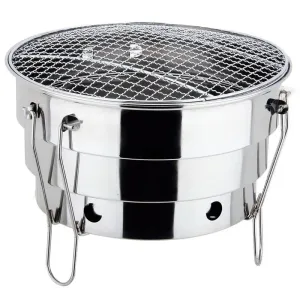 Portable Stainless Steel Charcoal Grill