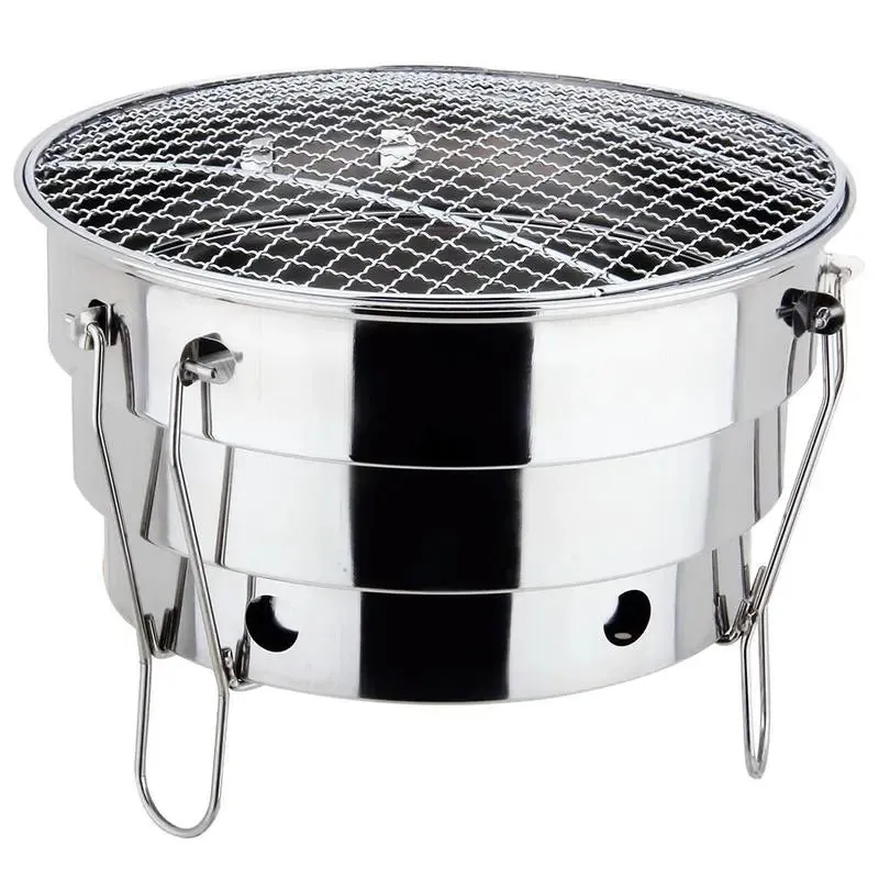 Portable Stainless Steel Charcoal Grill