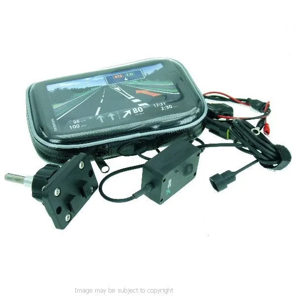 Powered Motorcycle M8 Handlebar Clamp Mount for TomTom START 60 SatNav (sku 17361)