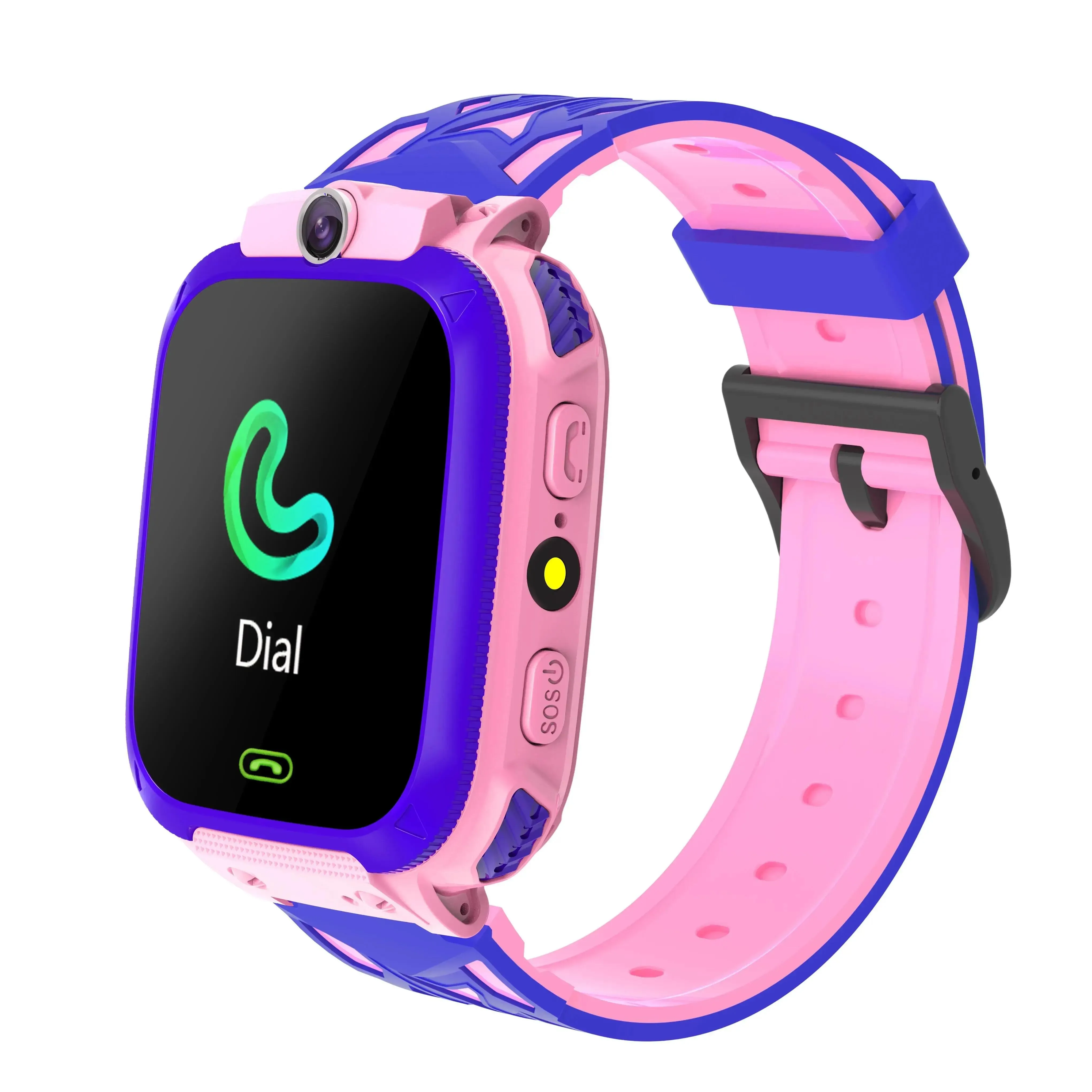 Premium Kids Smart Watch with 2G Call, Waterproof, GPS Tracker, SOS Button, LBS Location, Camera, for Boys & Girls, Compatible with iOS & Android, Gift for Children