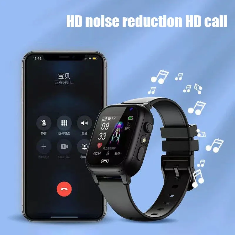 Premium Kids Smart Watch with 2G Call, Waterproof, GPS Tracker, SOS Button, LBS Location, Camera, for Boys & Girls, Compatible with iOS & Android, Gift for Children
