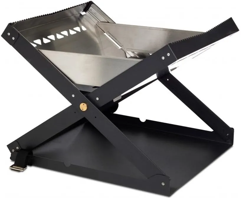 Primus Kamoto OpenFire Pit, Rectangular Steel Wood Fire Pit, Red