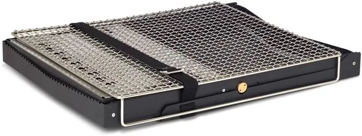 Primus Kamoto OpenFire Pit, Rectangular Steel Wood Fire Pit, Red
