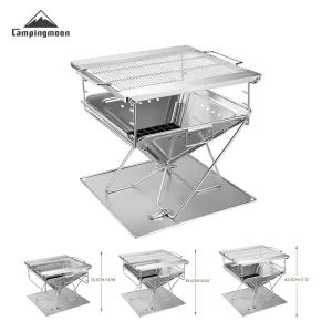 Problem-free return Heavy-duty Grill Fire Pit Campingmoon MT-055 Takibi
