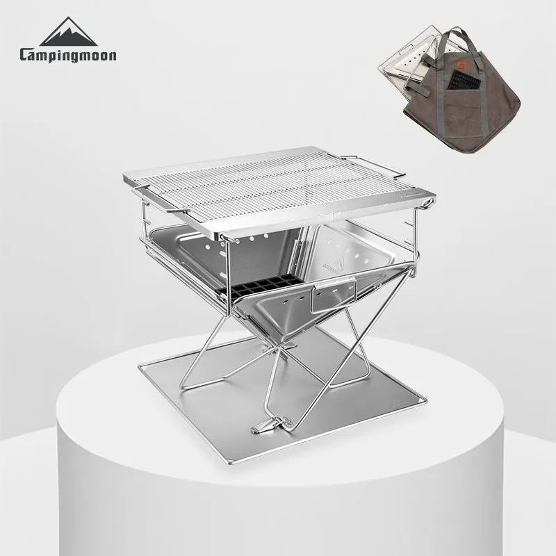 Problem-free return Heavy-duty Grill Fire Pit Campingmoon MT-055 Takibi