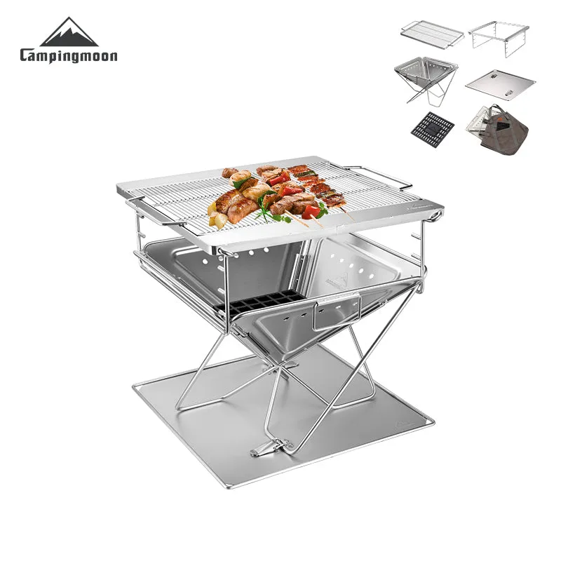 Problem-free return Heavy-duty Grill Fire Pit Campingmoon MT-055 Takibi