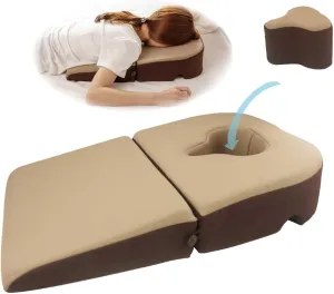 Prodigy TW 4 in 1 Face Down Pillow, vitrectomy Recovery Equipment,face Down Equipment After Eye Surgery,Also can Back、Side and Stomach Sleep, Prone Pillow (2 Sizes)