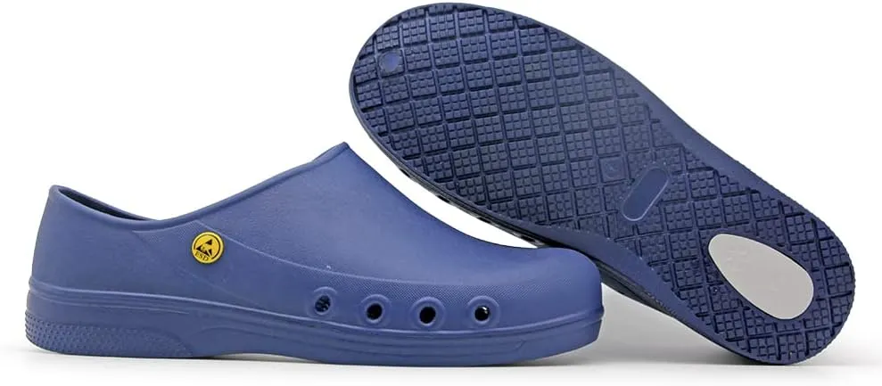 Professional Nurses Shoes for Women Men Slip Resistant Waterproof Work Shoes for Doctor Chef Food Service Nursing Slip-On