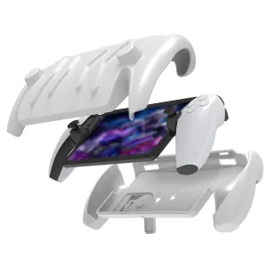 Protective Cover Case for PlayStation Portal with Front Cover and Kickstand DOBEWINGDELOU Accessories Protector Case with Stand Shock-Absorption Non-Slip Anti-Scratch White